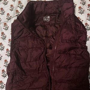 32 Degrees Maroon Quilted Vest